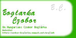 boglarka czobor business card